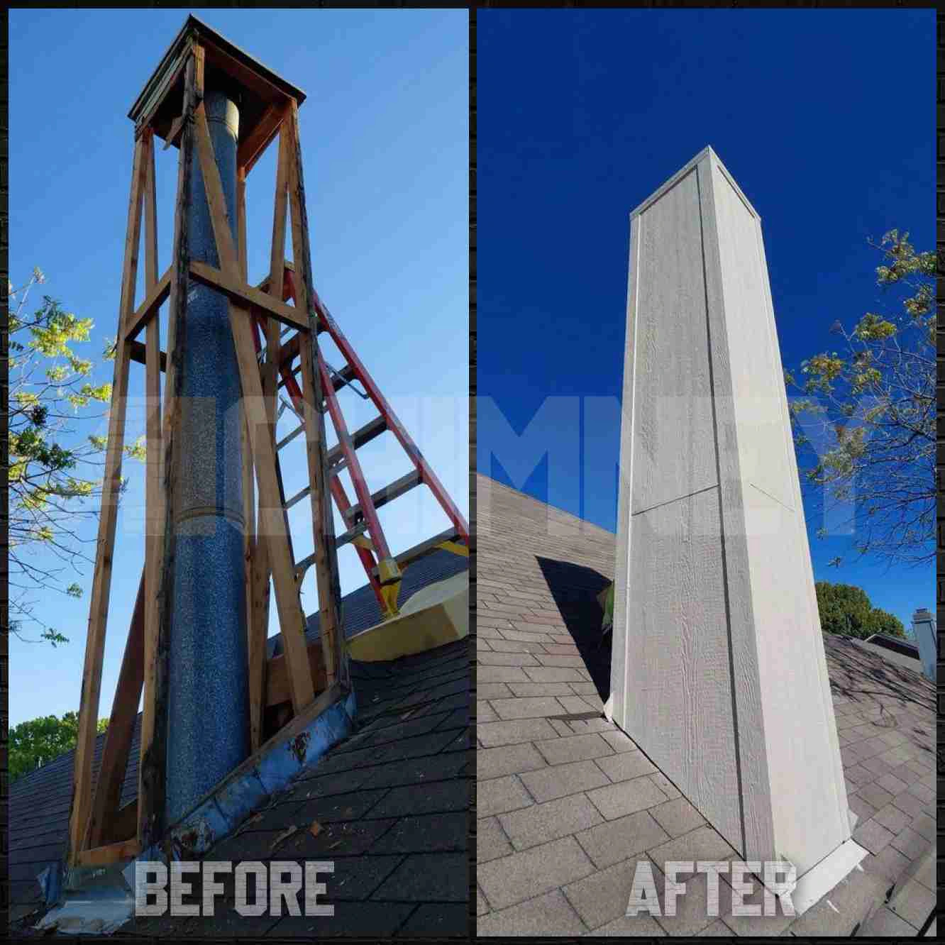 Chimney Siding Replacement